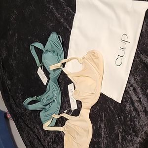 cuup bras 38A with drawstring bag